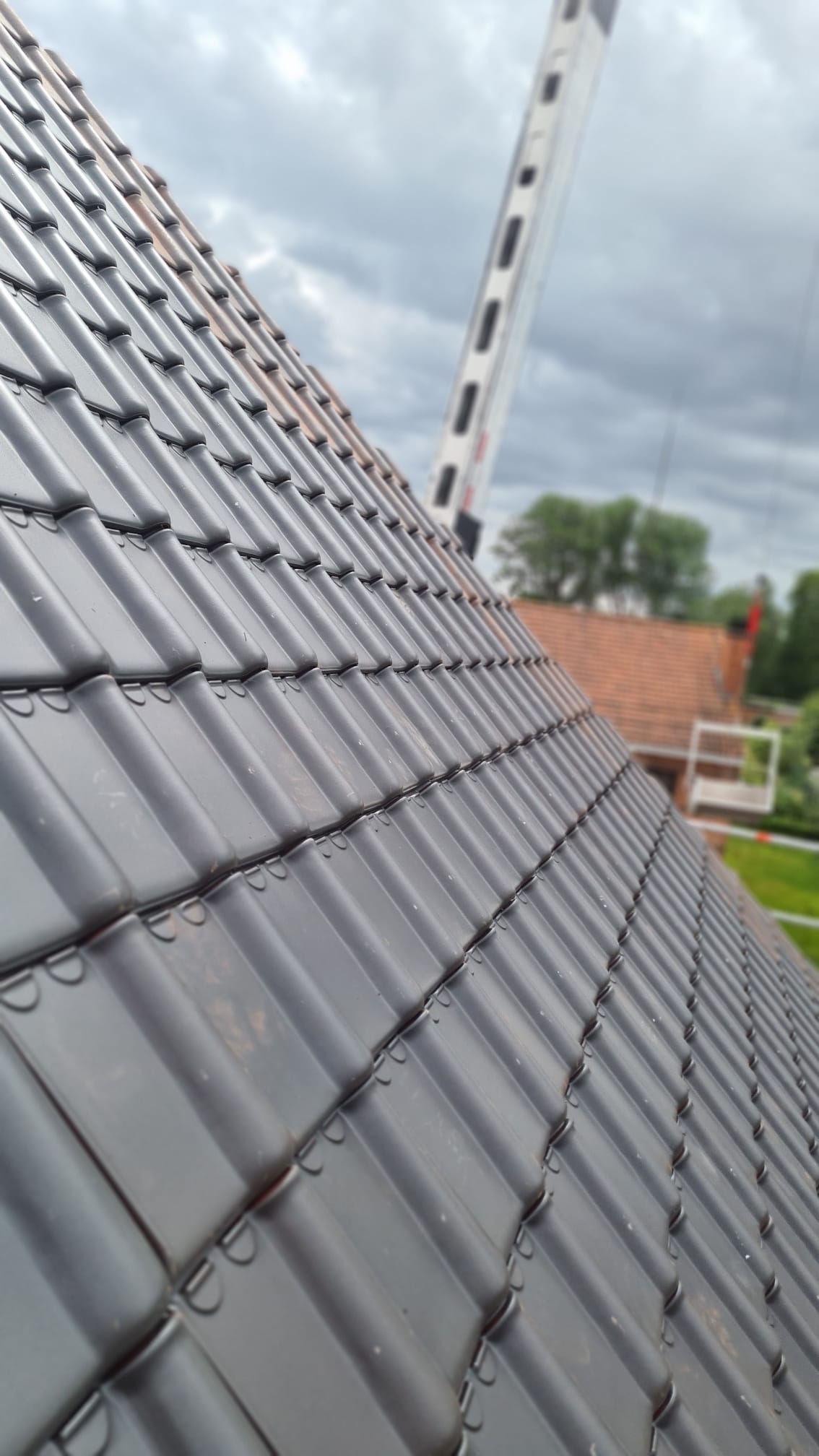 Werf Kruibeke Beveren, hellend dak, plat dak & gevel